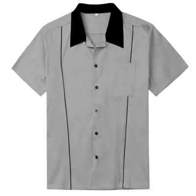 Bowling Shirt - gray - L