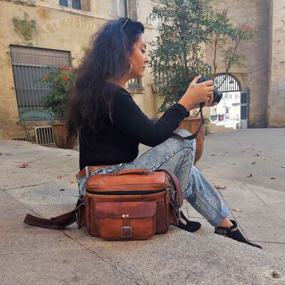 Borsa fotografica in pelle: stile, praticità e protezione combinati! BORSA FOTOGRAFICA