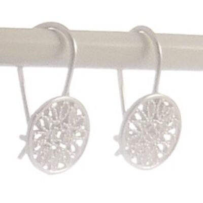 Boucles d'oreilles boucles argent