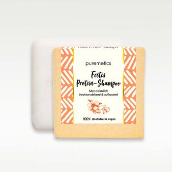Shampoing Protéiné Solide 'Lait d'Amande' | Barre de shampoing | shampoing solide 1