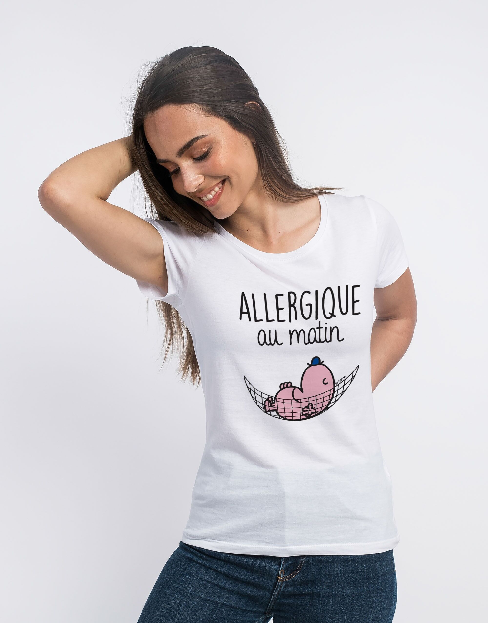 MATTINA ALLERGICA TSHIRT BIANCA