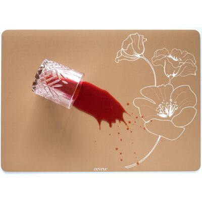 Placemat Poppy - Fallow