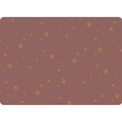 Placemat Stars - Copper Rose