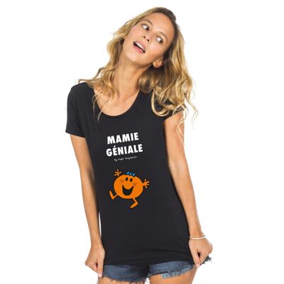 Tshirt noir mamie géniale