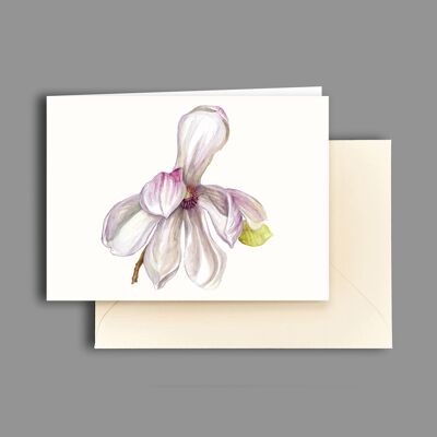 Carte de voeux magnolia