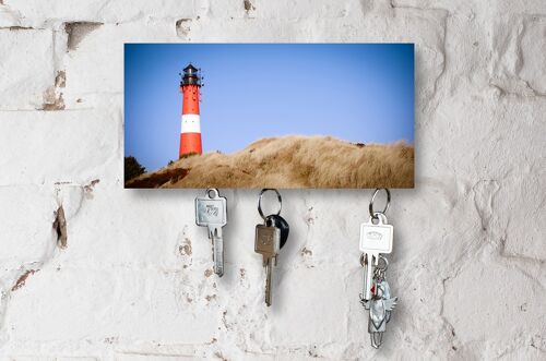 Schlüsselbrett auf Holz - Sylt - Variante Magnet