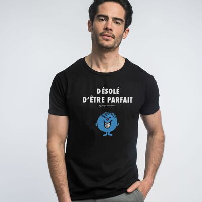 CAMISETA NEGRA LO SIENTO POR SER PERFECTO 2