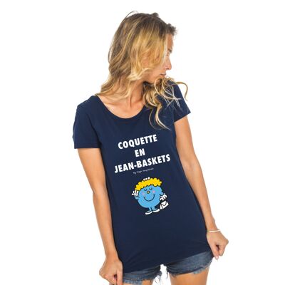 NAVY TSHIRT COQUETTE IN JEANS BASKET 2