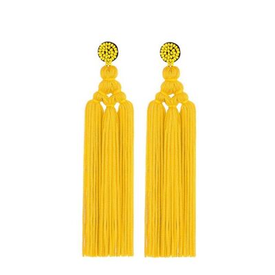 Tassel - Yellow earrings