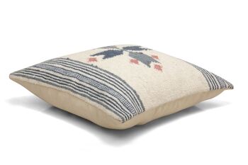 COUSSIN ÉTOILE DU SOIR EN LAINE TISSÉE 3