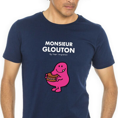 TSHIRT NAVY Monsieur Glouton