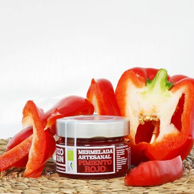 Organic red pepper jam