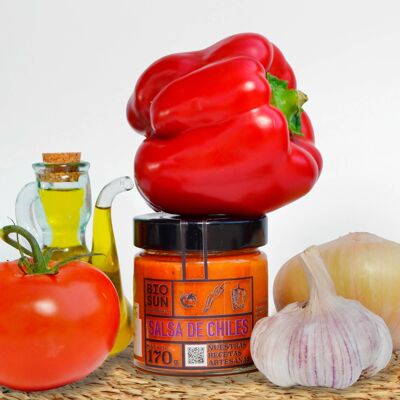 Salsa de chiles bio