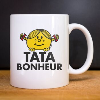 Mug blanc tata bonheur 2