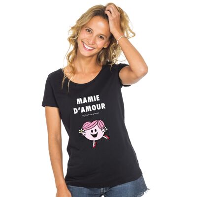 Tshirt noir mamie d'amour