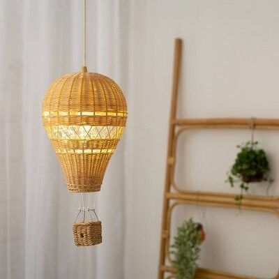 Lampu Marlon - Hot Air Ballon Rattan