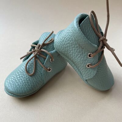 Leather Baby Boots - Sage - Sage