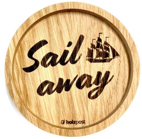 Untersetzer "Sail away"