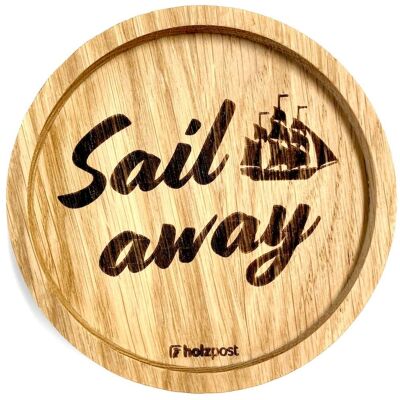 Untersetzer "Sail away"