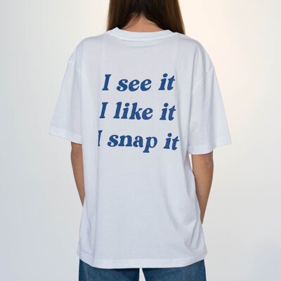 Like it T-Shirt mit Rundhalsausschnitt und kurzen Ärmeln