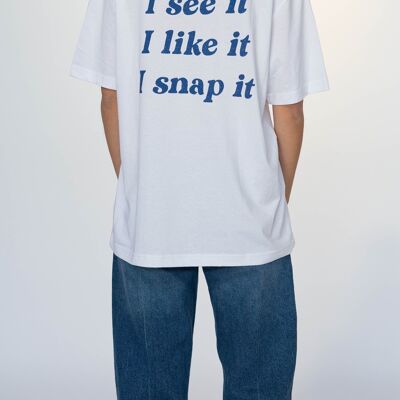 Like it T-shirt round neck and short sleeves