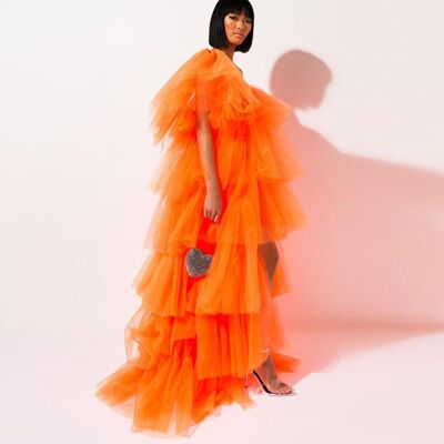 Orange Maxi, Couture - Ivory - 34