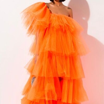 Orange Maxi, Couture - Orange - 36