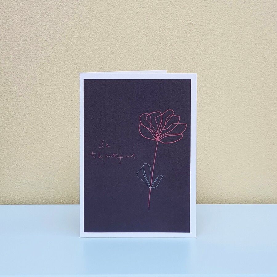 Così grato - biglietto di auguri