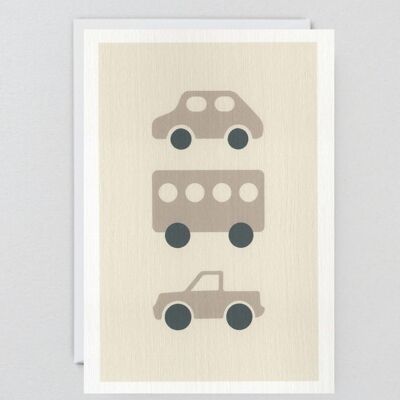 Petites voitures - Carte de voeux