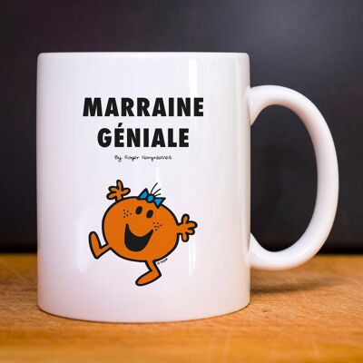 Mug blanc la plus géniale des marraines 2