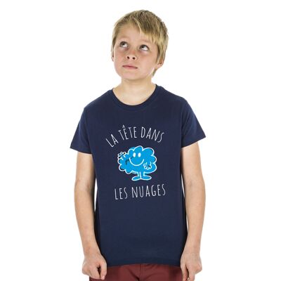 TSHIRT BLU MARINO Testa tra le nuvole - Bambino - Ragazzo