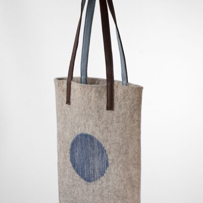 Artisan Mini Shopper Bag | Blue Sky