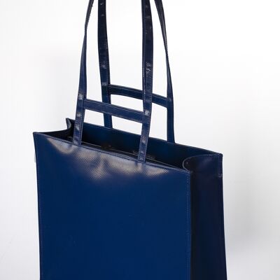 Truck Tarp Handbag | double grip - Blue