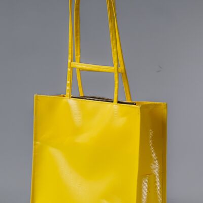 Truck Tarp Handbag | double grip - Yellow