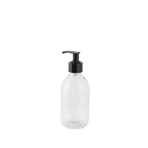 Pharmacy bottle with pump 300 ml clear