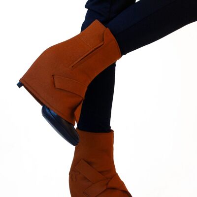 Ankle-high Edie | Colors - Rusty-brown