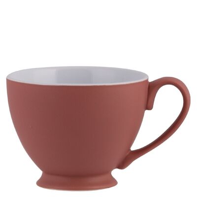 6 pièces Tasse à thé rose en terre cuite