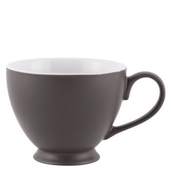 Tasse à thé 6 pièces presque noire