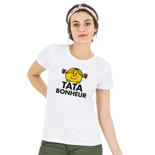 Tshirt blanc tata bonheur 2