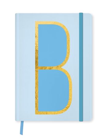 B : Cahier monogramme alphabétique/ SKU108 8