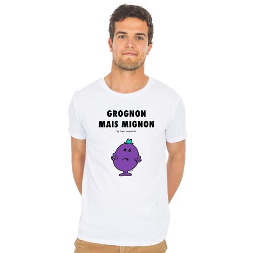 Tshirt blanc grognon mais mignon 2