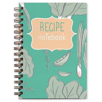 Cuaderno de recetas, libro de recetas en blanco, diario / SKU178