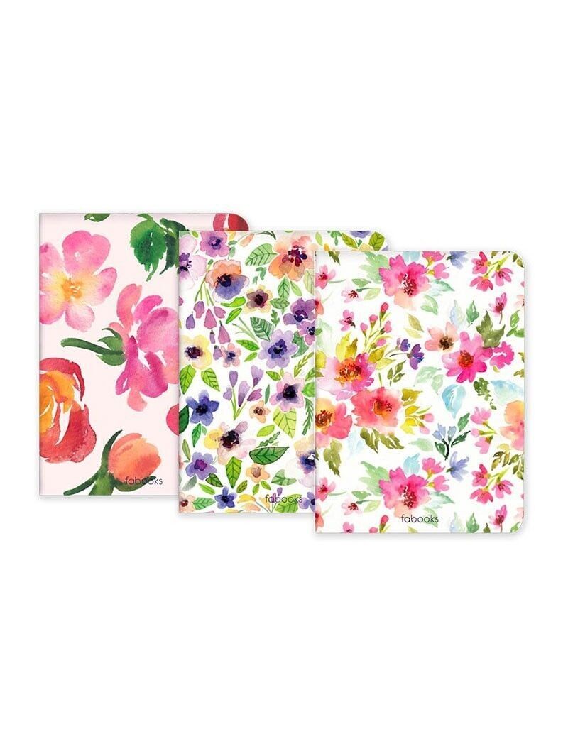 Spring Flowers Set of 3 Notebooks / SKU183
