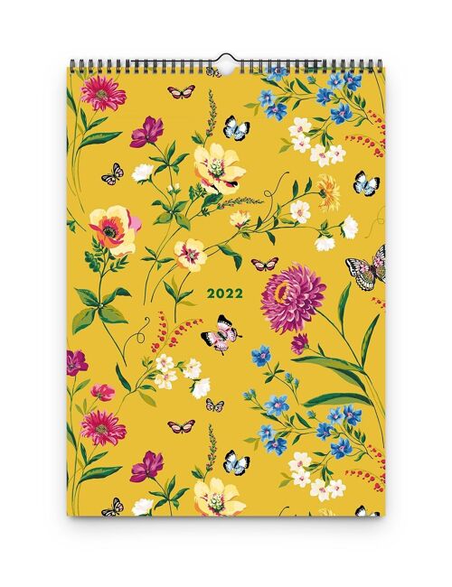 Floral 2022 Month To View Wall Calendar / SKU287