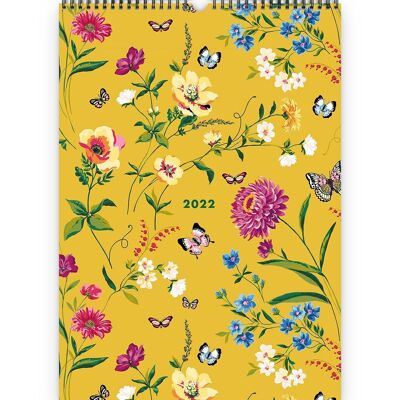 Floral 2022 Mes Para Ver Calendario de Pared / SKU287