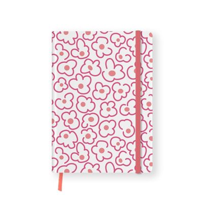 Agenda floral rose non daté / SKU297