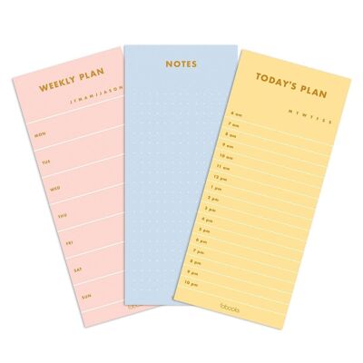 Minimal Set Of 3 Notepads / SKU309