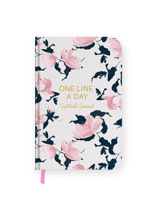One Line A Day 5 Year Gratitude Journal, Undated Diary & Planner / SKU416