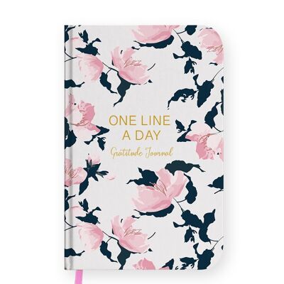 One Line A Day 5 Year Gratitude Journal, Undated Diary & Planner / SKU416