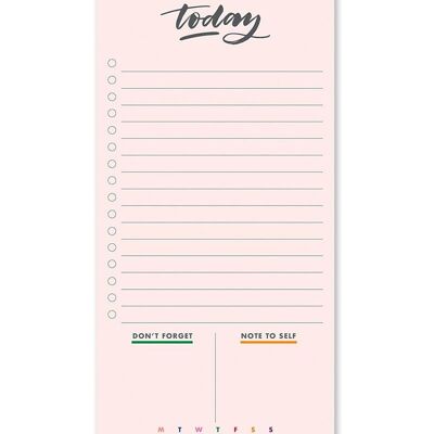 Today Daily Planner Notepad, Daily Schedule, To-Do List / SKU418